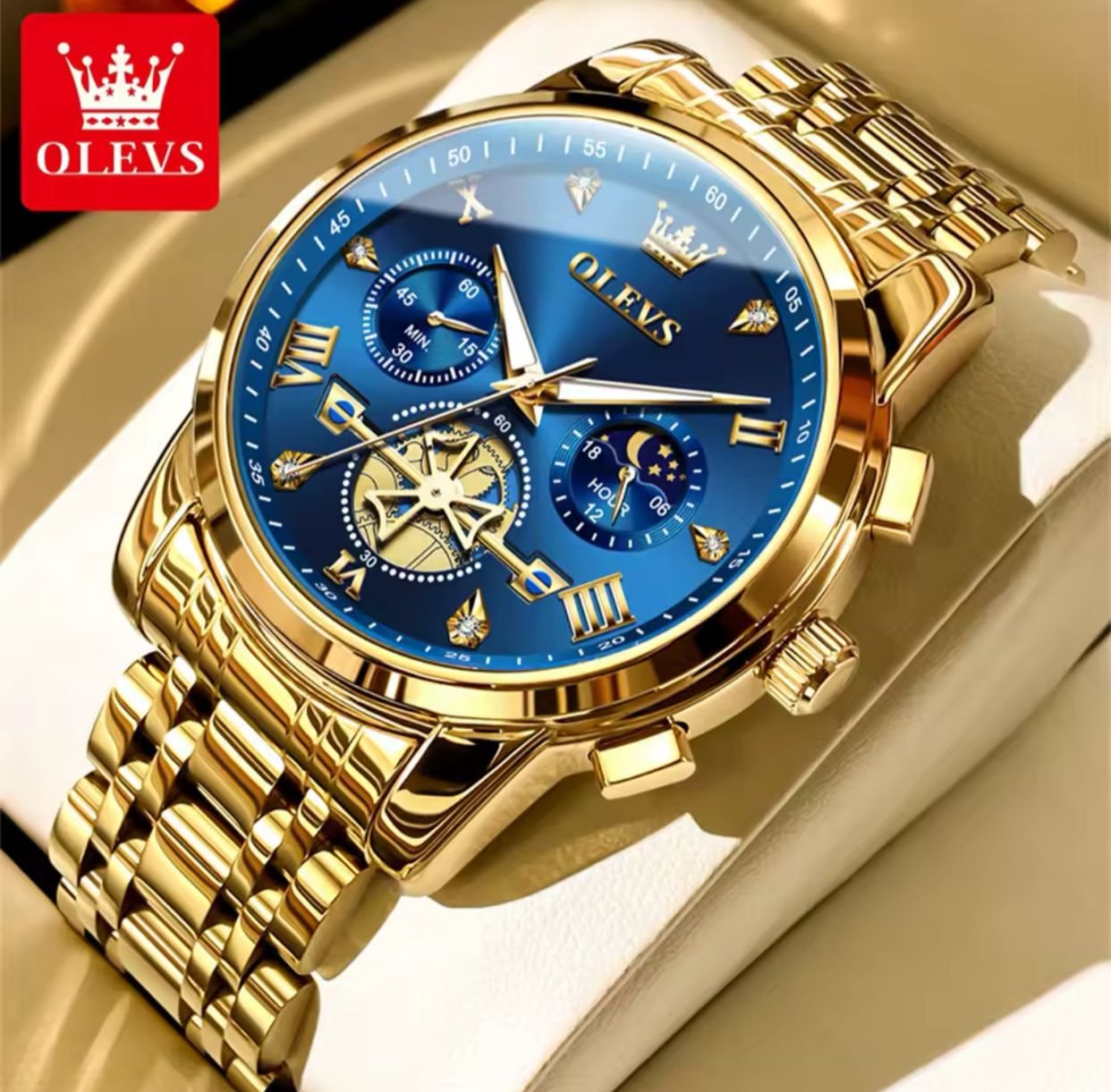 OLEVS CHRONOGRAPH GENTS #2856