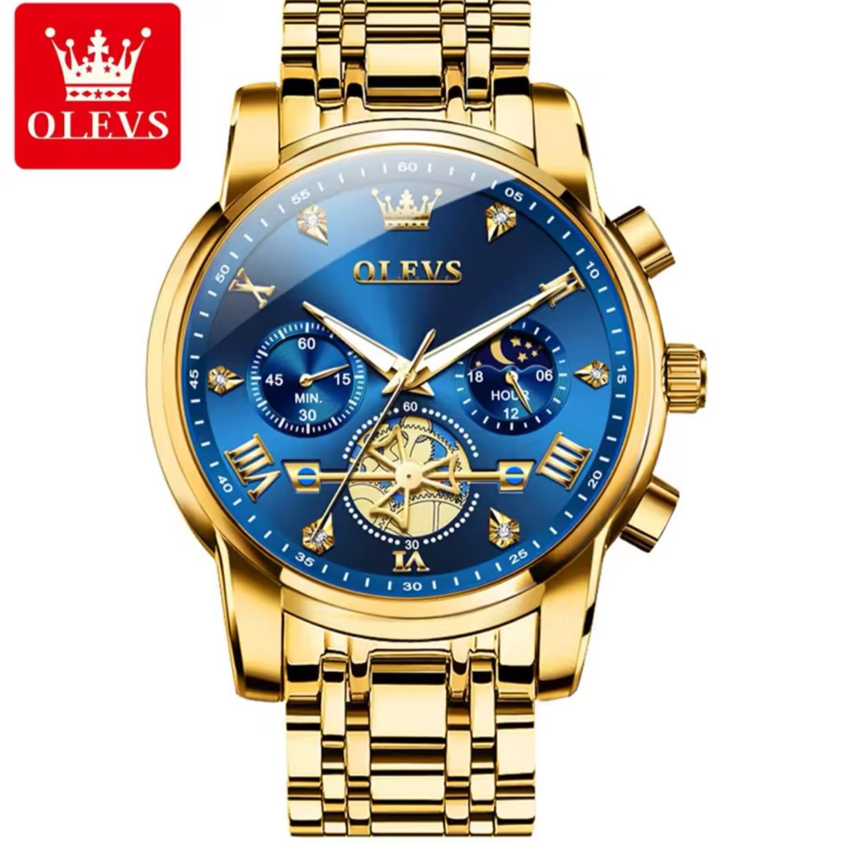 OLEVS CHRONOGRAPH GENTS #2856 - Image 4